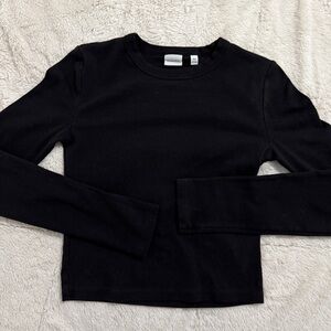 Sunday Best Black Long Sleeve Top